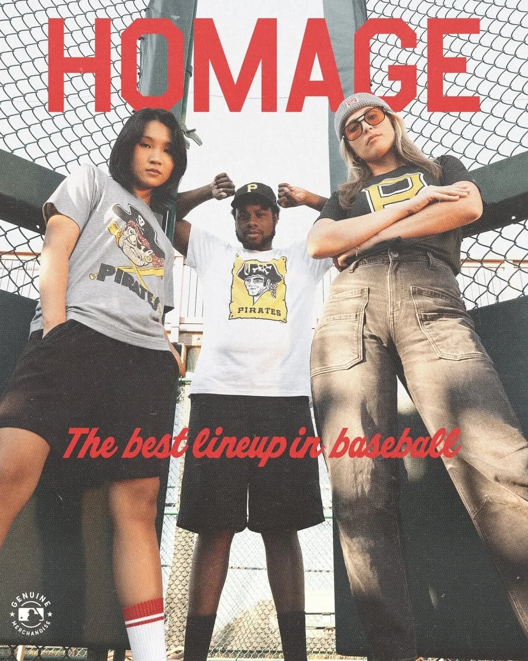 Homage Opening Day campaign post.