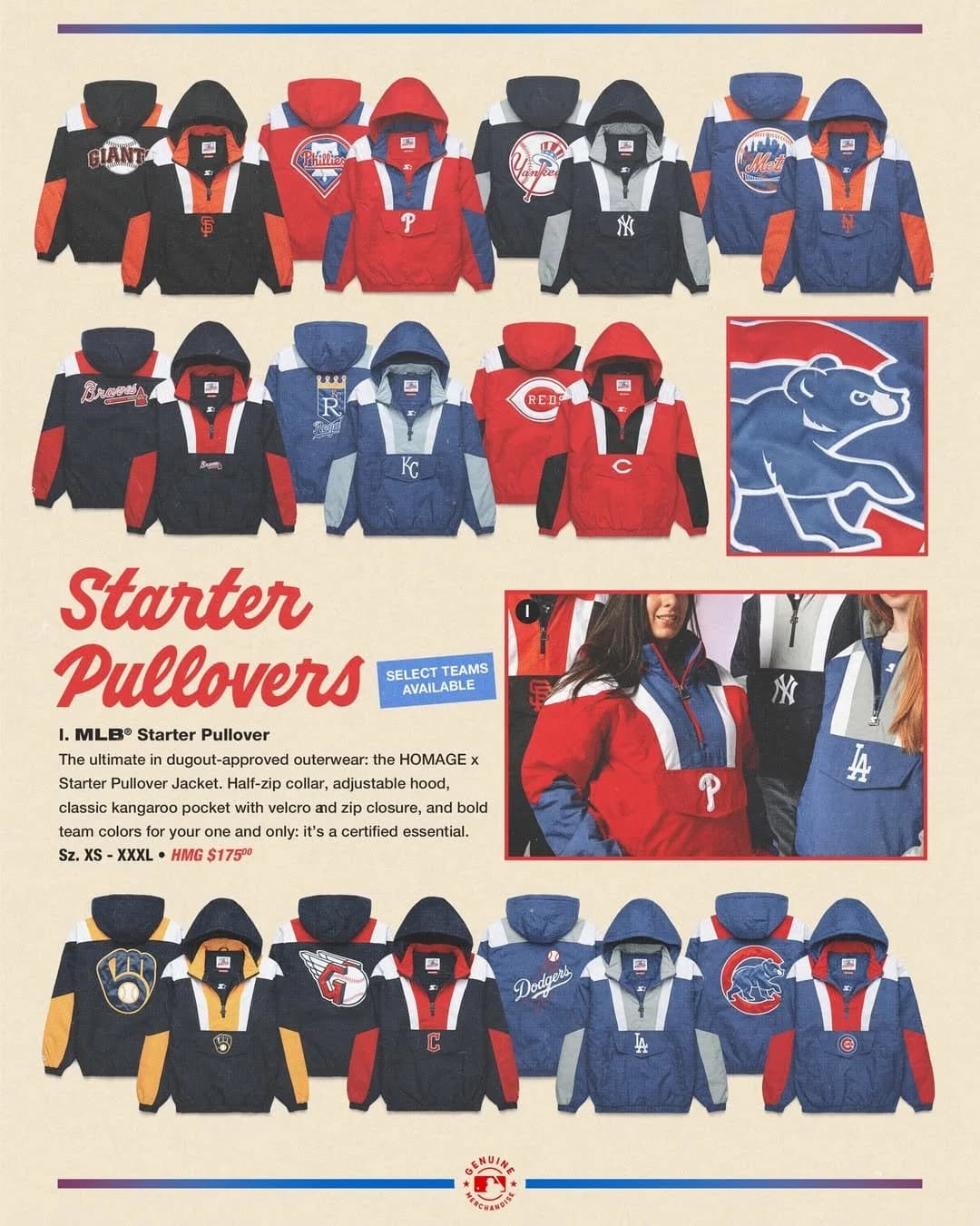 Homage Opening Day campaign post.